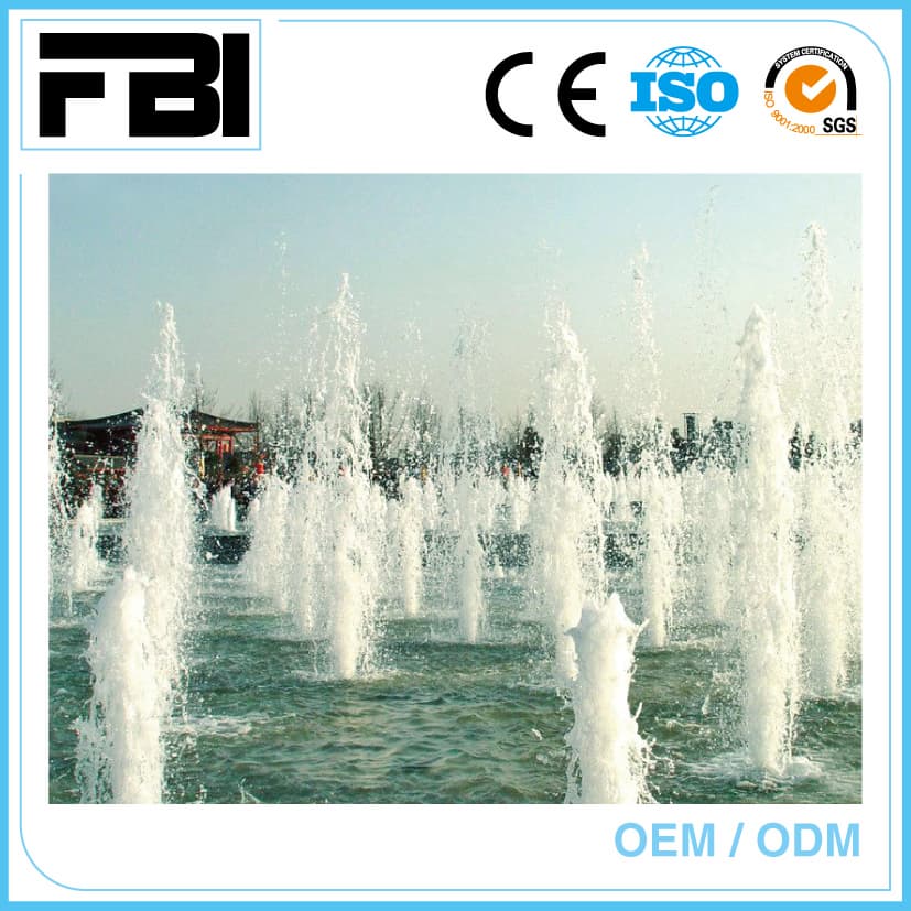 customized_ stainless steel lake fountain